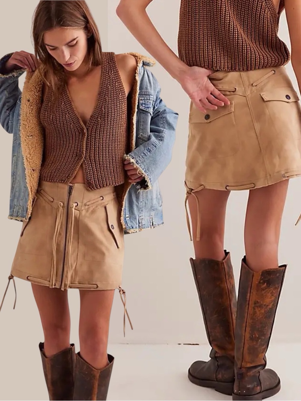Free People • NWOT We The Free Sierra Mini Skirt || Size 2